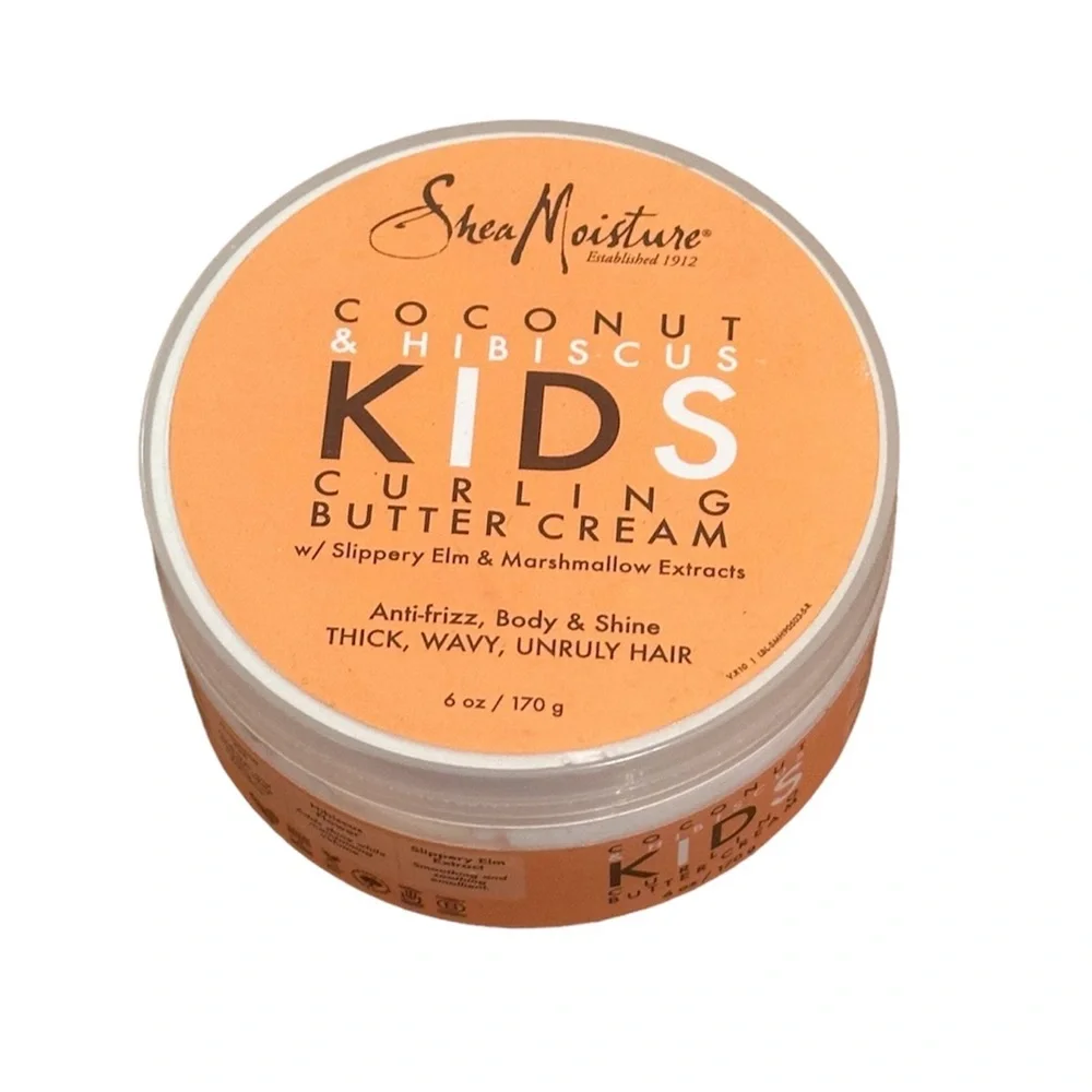 Shea Moisture Kids Curling Butter Cream, Coconut & Hibiscus, 6 oz NEW